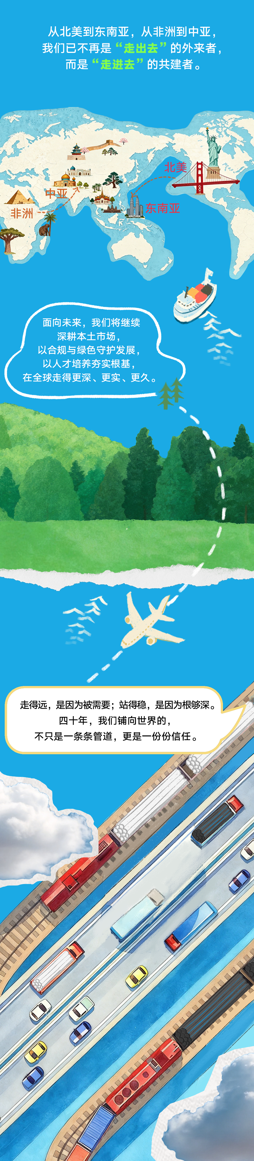 联塑40周年 | 把根扎进大地，把路铺向世界